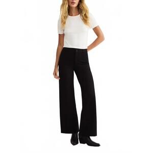 NEW Z SUPPLY do it all rilynn wide leg pants in black